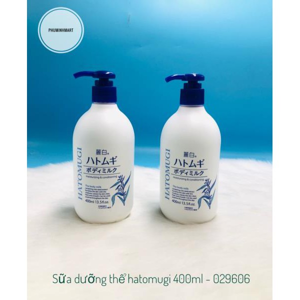 Sữa dưỡng thể Hatomugi ban đêm 400ml Nhật bản | BigBuy360 - bigbuy360.vn