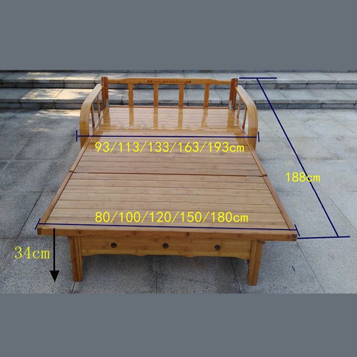 Giường gấp thành ghế sofa,  ghế sofa gấp thành giường thông minh tiết kiệm diện tích