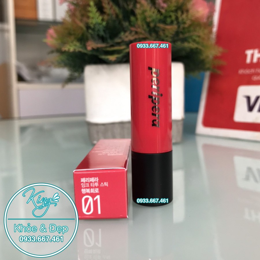 Son Lì Peripera Ink Tattoo Stick Clio Màu 01