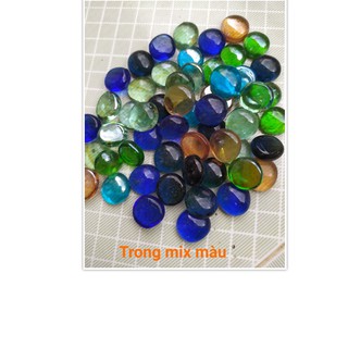 [Giá sỉ] Combo 3 kg sỏi thủy tinh trang trí bể cá, hòn non bộ, ....