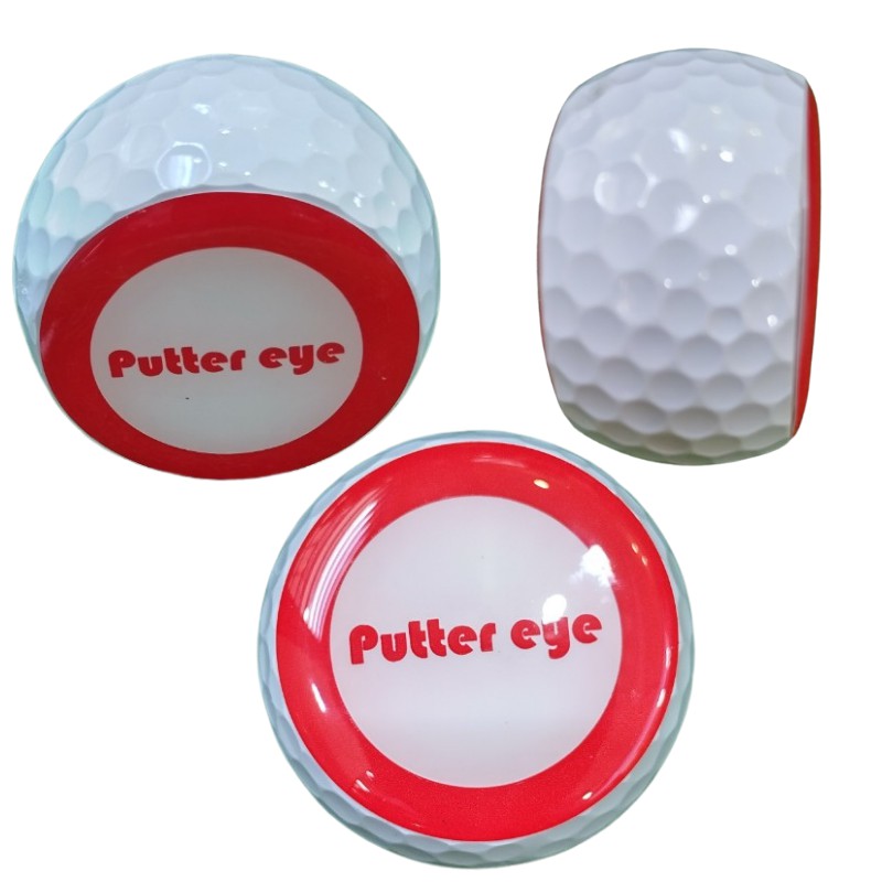 [phụ kiện golf] Hộp 3 Bóng golf Putter eye dùng trong luyện tập golf