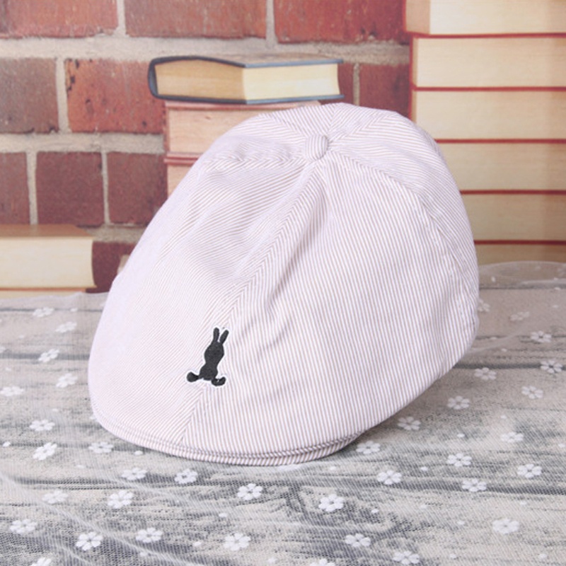 Mũ Beret Lưỡi Trai Vải Cotton Thời Trang Mùa Hè Cho Bé Trai