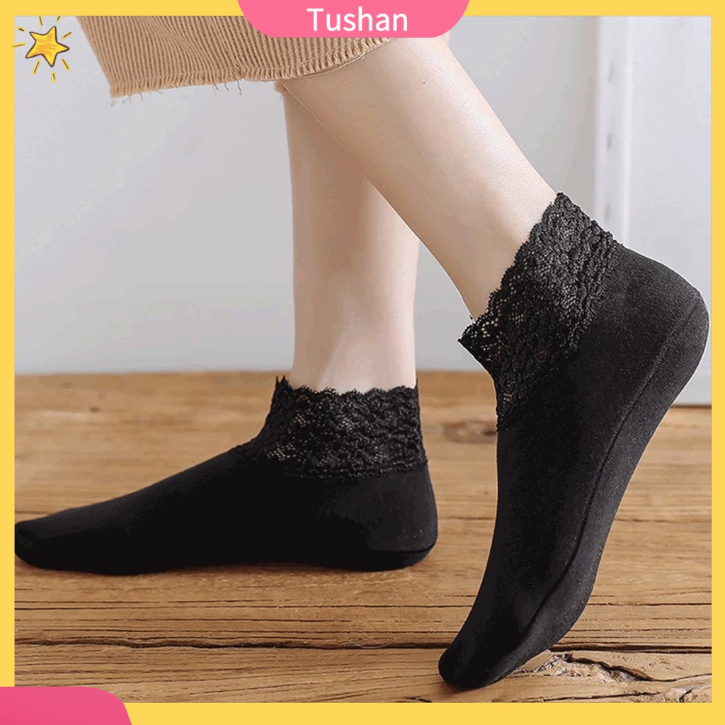 Vớ dày dặn nhẹ màu sắc đơn giản cho nữ