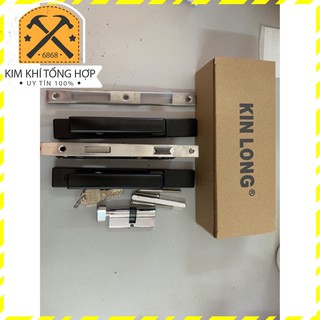 Khoá tay gạt cửa nhôm Kinlong lắp hệ Việt pháp 4500, PMA, hệ 700, hệ 1000, hệ 500, sắt hộp