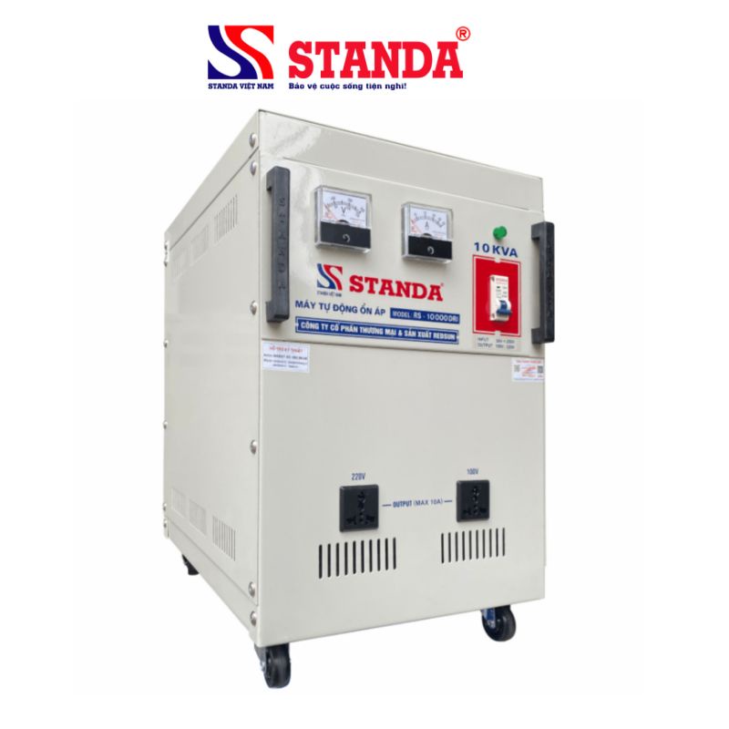 Ổn áp Standa 10kva dải 50v-250v hàng chính hãng giá tốt