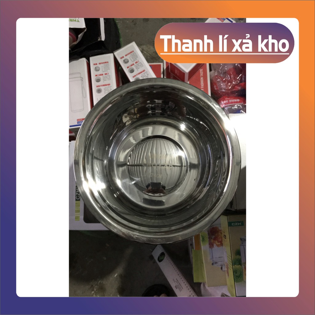 Thau inox 💖𝑭𝑹𝑬𝑬𝑺𝑯𝑰𝑷💖 Chậu Inox 304 - Âu Inox 304 Hàng Cao Cấp Nhập Khẩu Trực Tiếp Dày Dặn, Đẹp