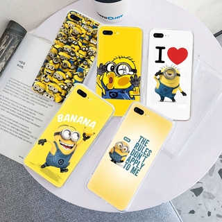 Ốp điện thoại trong suốt in hình Minion thích hợp cho Iphone 8 7 6 6s 5 5s Se 5c 4 Tr34