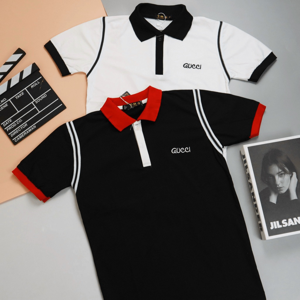 Áo Thun Nam Cổ Trụ Phối Sọc Vai Chất Cotton Mịn Đẹp Mặc Thoải Mái Phù Hợp Đi Làm, Đi Chơi, Du Lịch [NEW UNISEX]