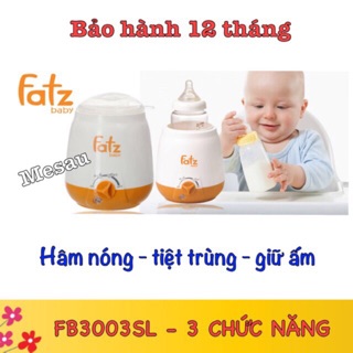 [Máy hâm sữa Fatz baby 3 chức năng phù hợp cho tất cả các loại bình sữa ]