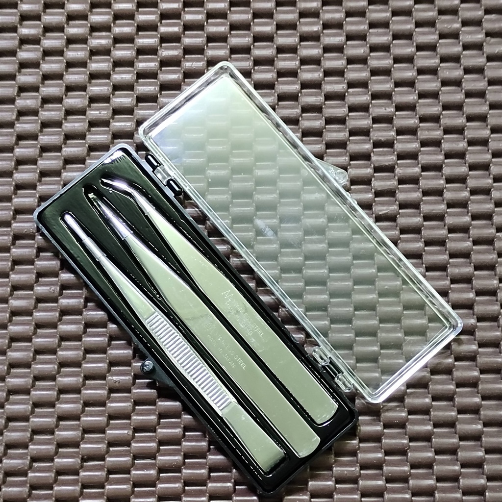 Bộ nhíp bằng thép không gỉ 5 chi tiết No.1090-1093 Anex Nhật Bản