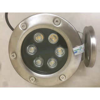 Đèn LED âm nước 6w chân đế cho đài phun nước cảnh quan sân vườn trang trí đèn ngoài trời