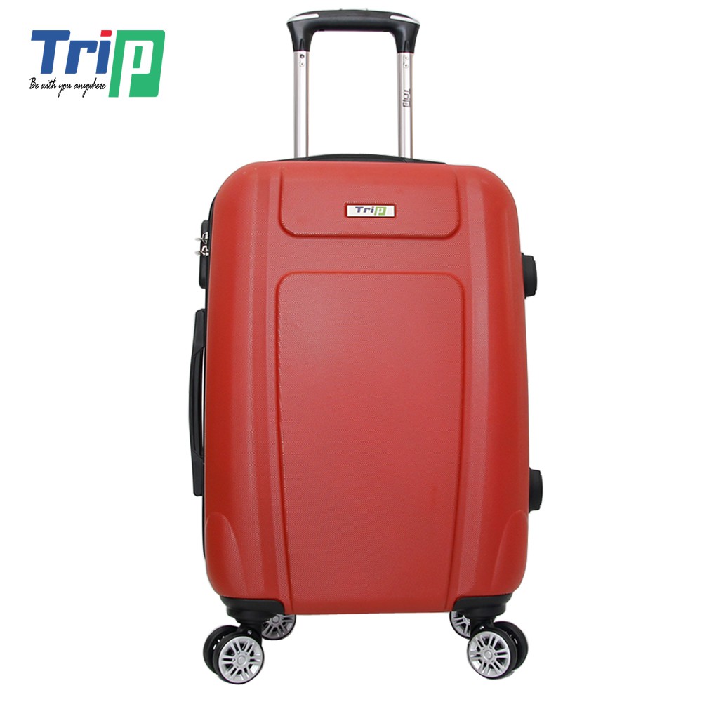 Bộ 2 Vali Nhựa TRIP P610 - Size 50+60cm - Màu Đỏ