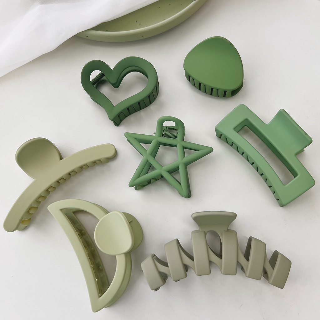 Kẹp Tóc Cá Mập Lớn Phong Cách Hàn Quốc