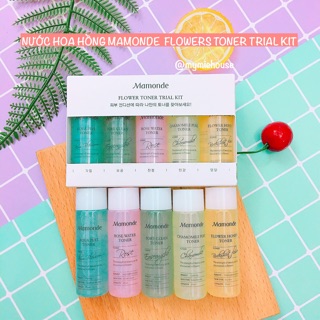 NƯỚC HOA HỒNG MAMONDE FLOWER TONER TRIAL KIT ( LẺ 1 CHAI )