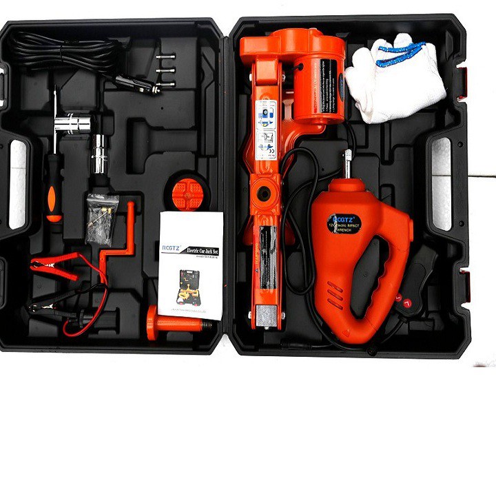 Bộ Kích Lốp Nâng Gầm Xe Hơi Bằng Điện + Súng Tháo Đai Ốc ROGTZ cao cấp - Bộ Kích MHG04