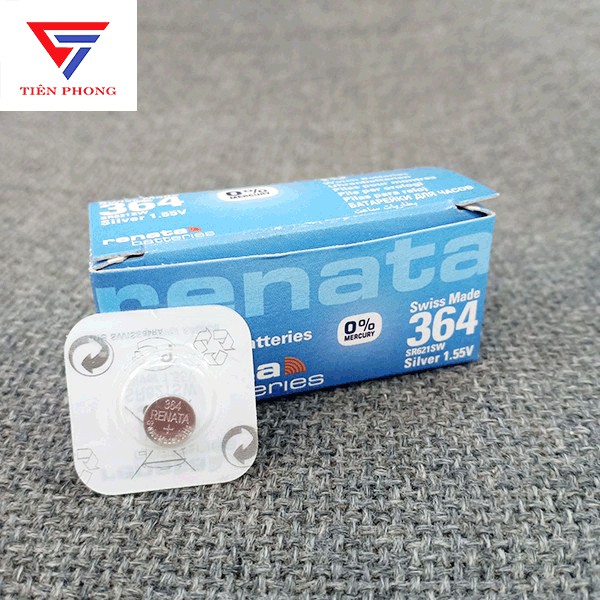 Pin Đồng Hồ Renata SR621SW 364 - Vỉ 1 Viên Hàng Chính Hãng