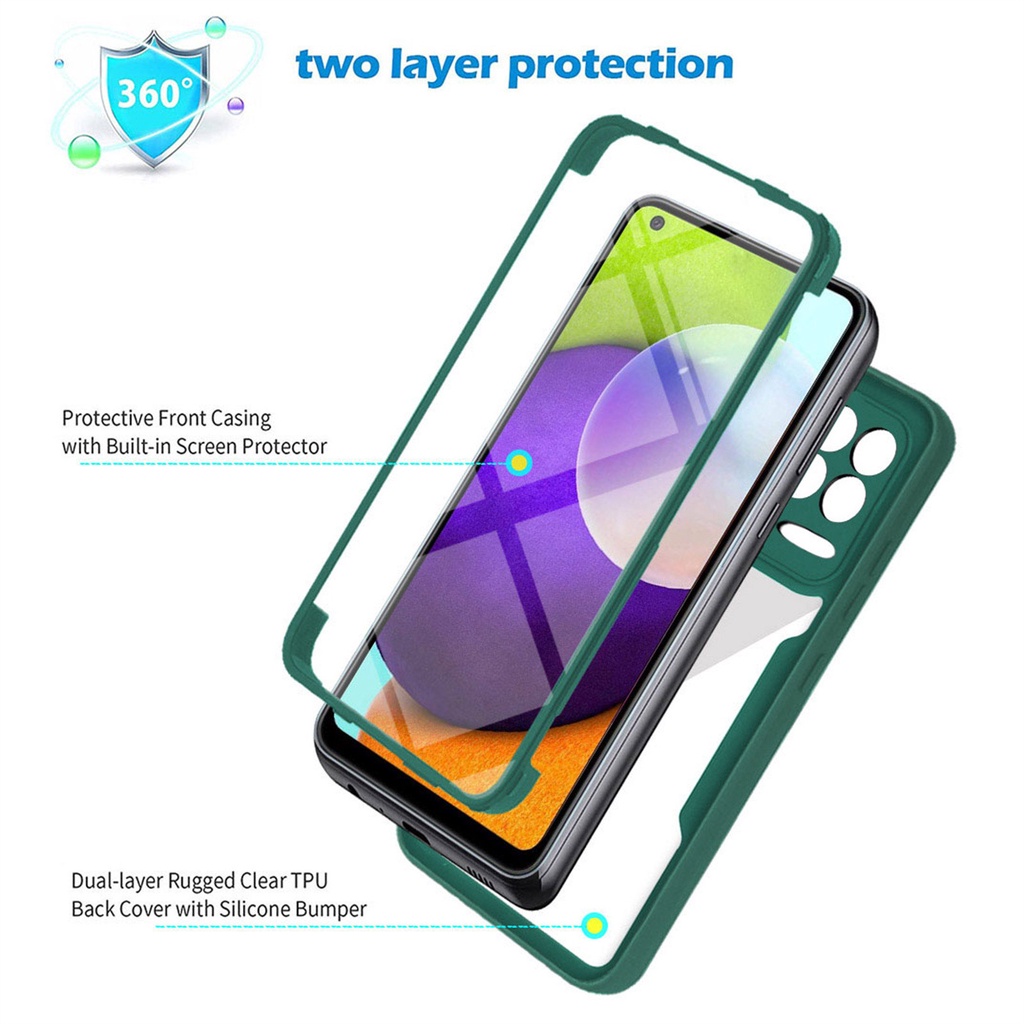 Ốp Điện Thoại Mềm Trong Suốt Bảo Vệ Toàn Diện 360 Độ Cho Realme 9i 8i 9 Pro Plus 8 4G C21 C21Y C25Y C25 C25S