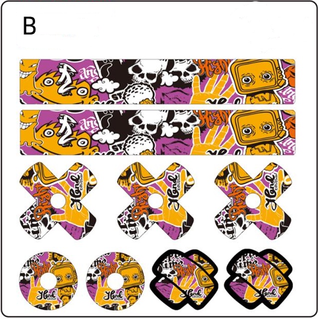 1 Bộ Miếng Dán Trang Trí Nắp Phuộc Trước Xe Đạp MTB