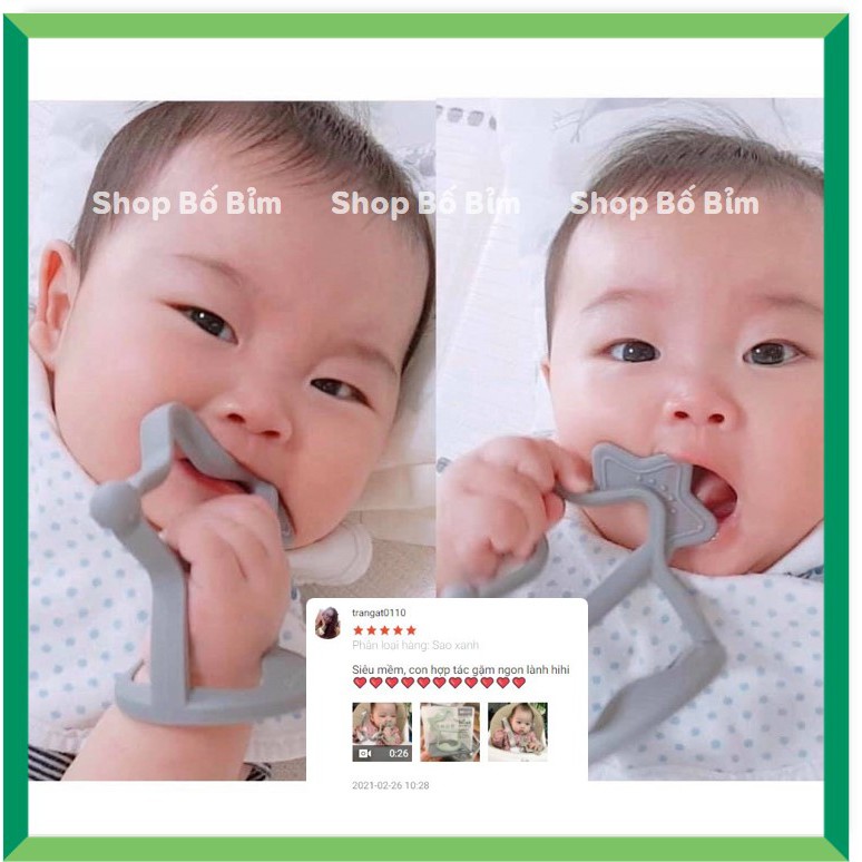 ⚡ĐỦ MẪU⚡Gặm Nướu MOYUUM ⚡CHÍNH HÃNG⚡ Kích Thích Phát Triển Răng Và Nướu Cho Bé từ 3m+