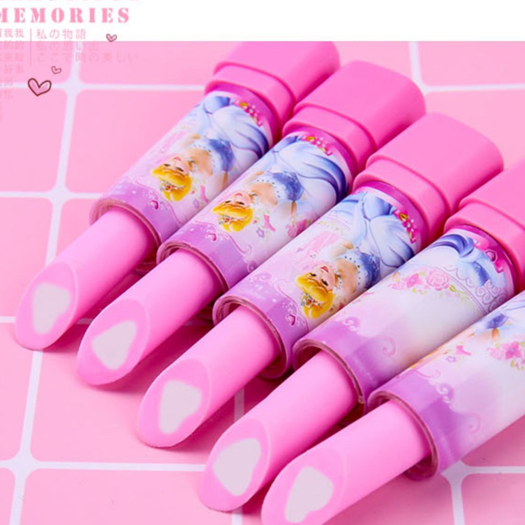 Tẩy Bút Chì Hình Thỏi Son Hello Kitty - Gôm Bút Chì Độc Đáo