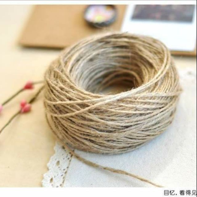 1 mét dây thừng, dây đay làm đồ handmade