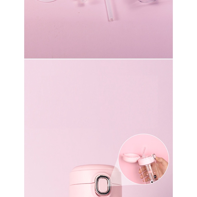 Bình nhựa đựng nước cho bé 350ml- Tặng kèm nhiều Sticker