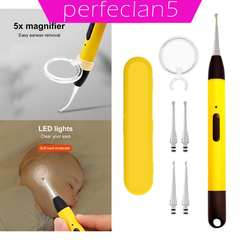 Dụng cụ lấy ráy tai có đèn led + kính lúp phóng đại