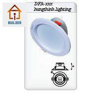 Đèn led âm trần Duhal DFA007 7W 650lm