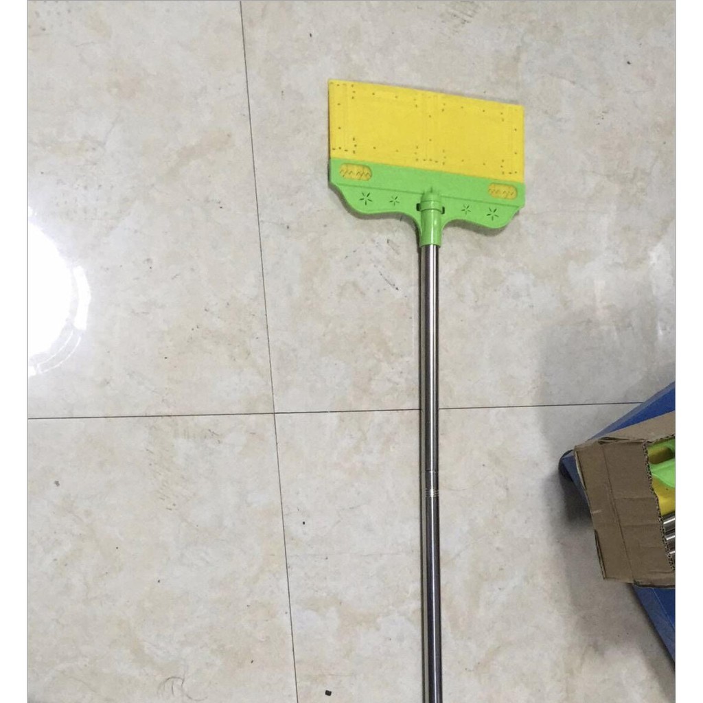 Cây lau nhà vệ sinh mọi bể mặt 2 mặt đa năng Korean double-sided mop - Home and Garden