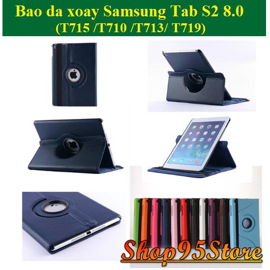 Bao da xoay SamSung Galaxy Tab S2 8.0 T715 / T710/ T713/ T719