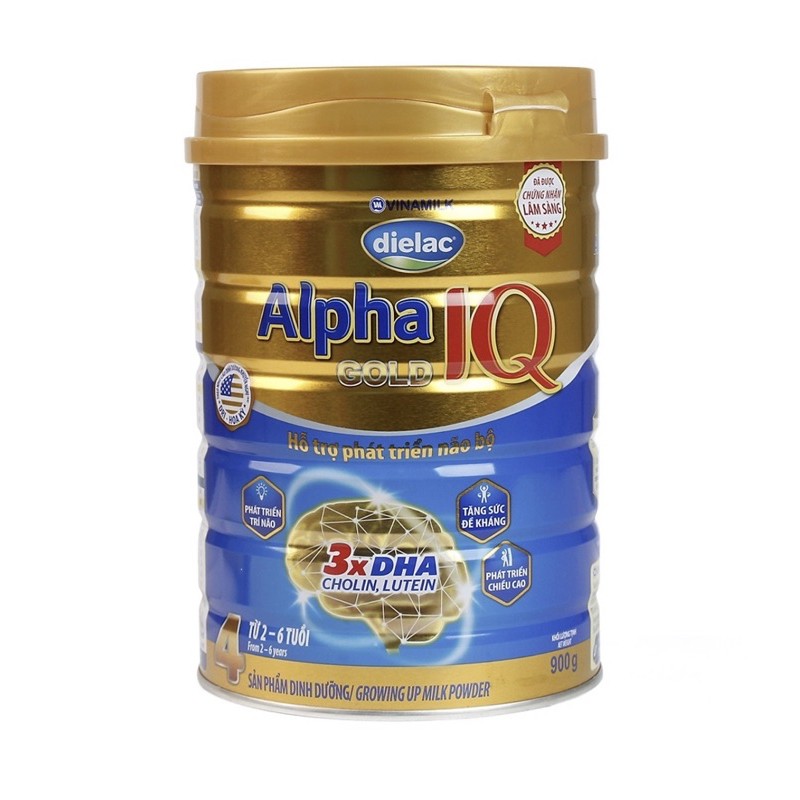 Sữa bột Dielac Alpha Gold IQ 4 900g