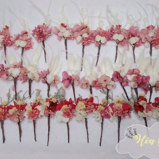 CHỈ 39K - Hoa khô cài tóc cô dâu