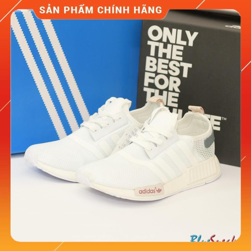 Giày Sneaker Adidas NMD R1 Trắng Xanh (fullbox) -LK8