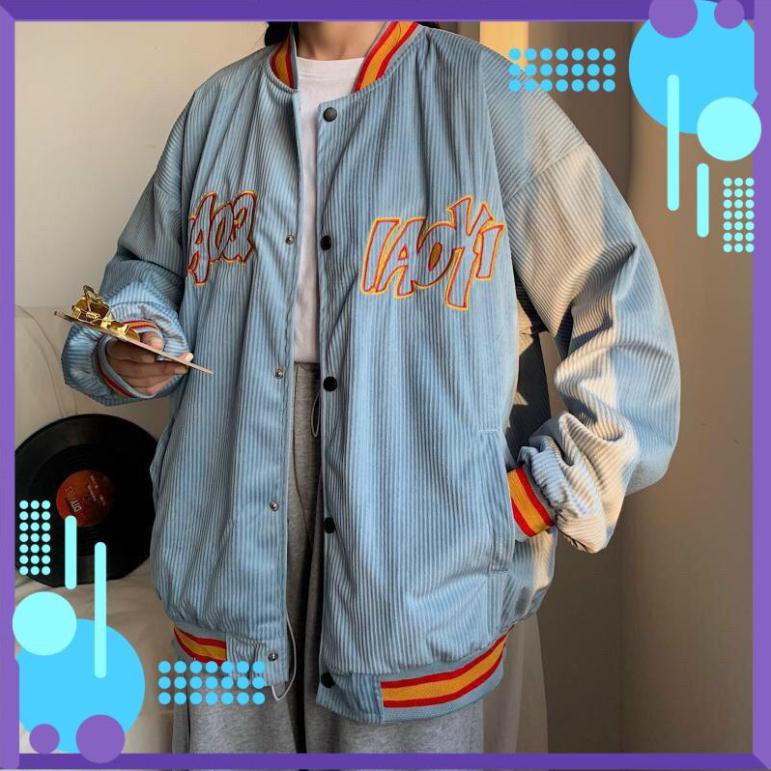 [Form Bao Đẹp] Áo Khoác Bomber Chất Nhung MAOQ Unisex Nhung Tăm Siêu Đẹp | BigBuy360 - bigbuy360.vn