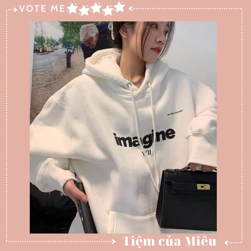 Áo hoodie nỉ Inmagine Trắng | BigBuy360 - bigbuy360.vn