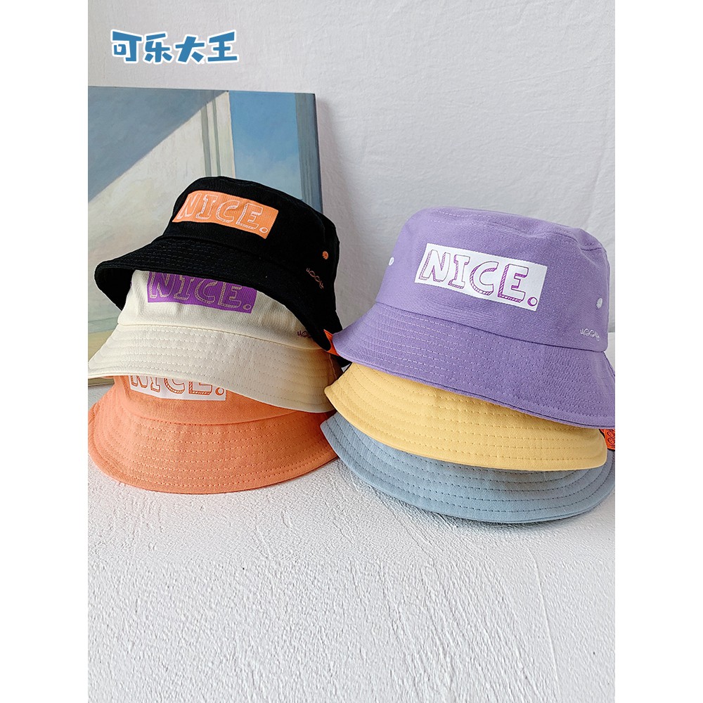 Nón Bucket Hoạ Tiết Hoạt Hình Phong Cách Hàn Quốc Cho Bé
