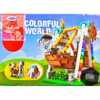 Lego Xingbao Lắp Ráp Tàu Bay Cướp Biển Cảm Giác Mạnh ( 530 Mảnh )