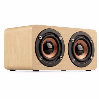 Loa Bluetooth 10W gỗ V5 công nghệ Hifi ( giao màu ngẫu nhiên)