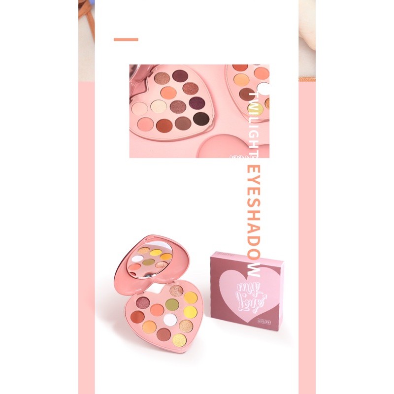 ( Mới ) Bảng phấn Mắt Trái Tim My Love Suikone 12 Ô | BigBuy360 - bigbuy360.vn