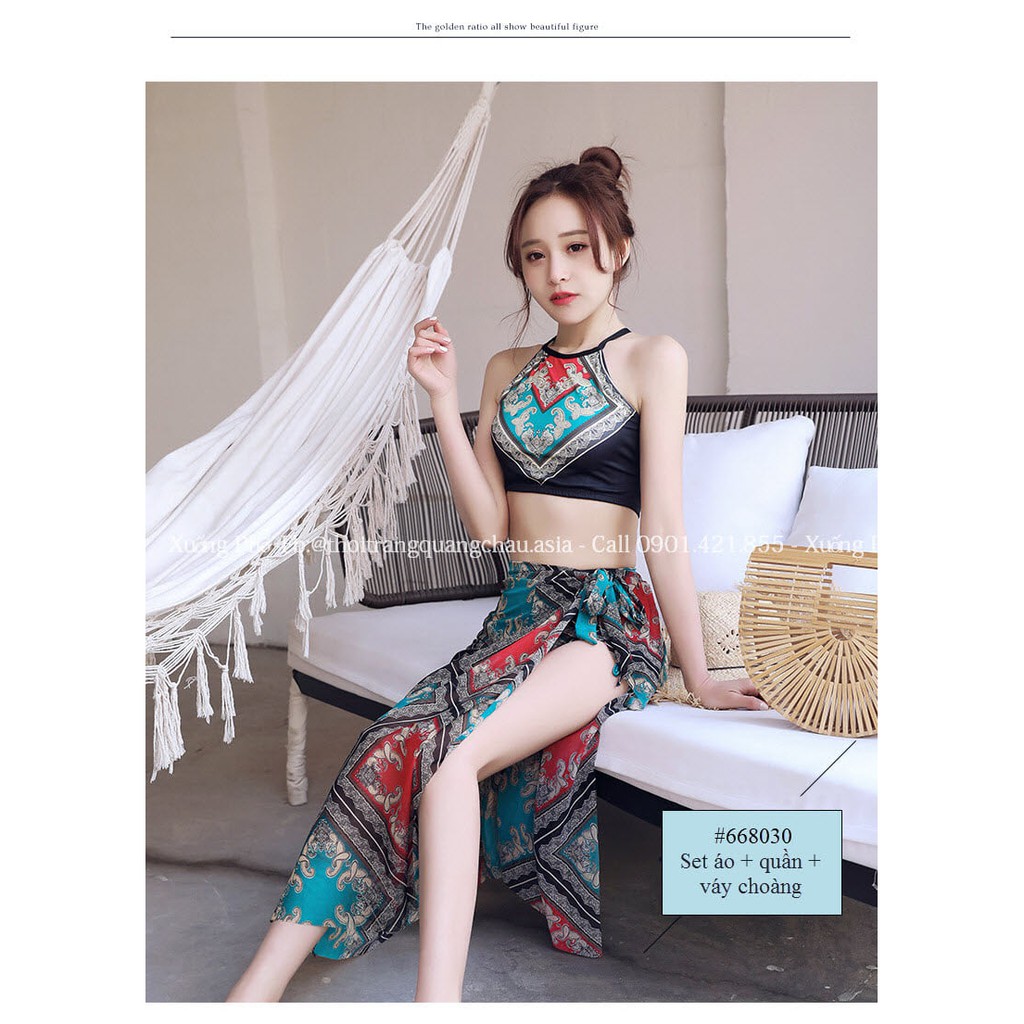 [Hàng Nhập] Set Bikini +Váy choàng #668030 Style HÀN QUỐC
