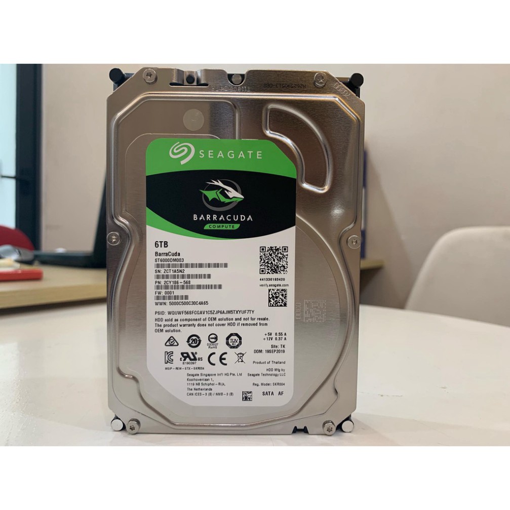 TYDB Ổ cứng gắn trong HDD 6TB Barracuda 44 YC43