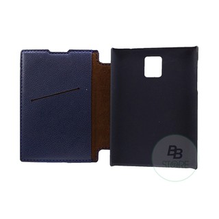 Ốp gập Flip cover Blackberry, Passport Q30 cao cấp - Có ngăn đựng thẻ