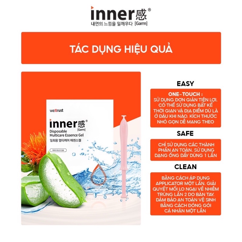 Đũa Thần Phụ Khoa Inner Gel - wettrust Hàn Quốc