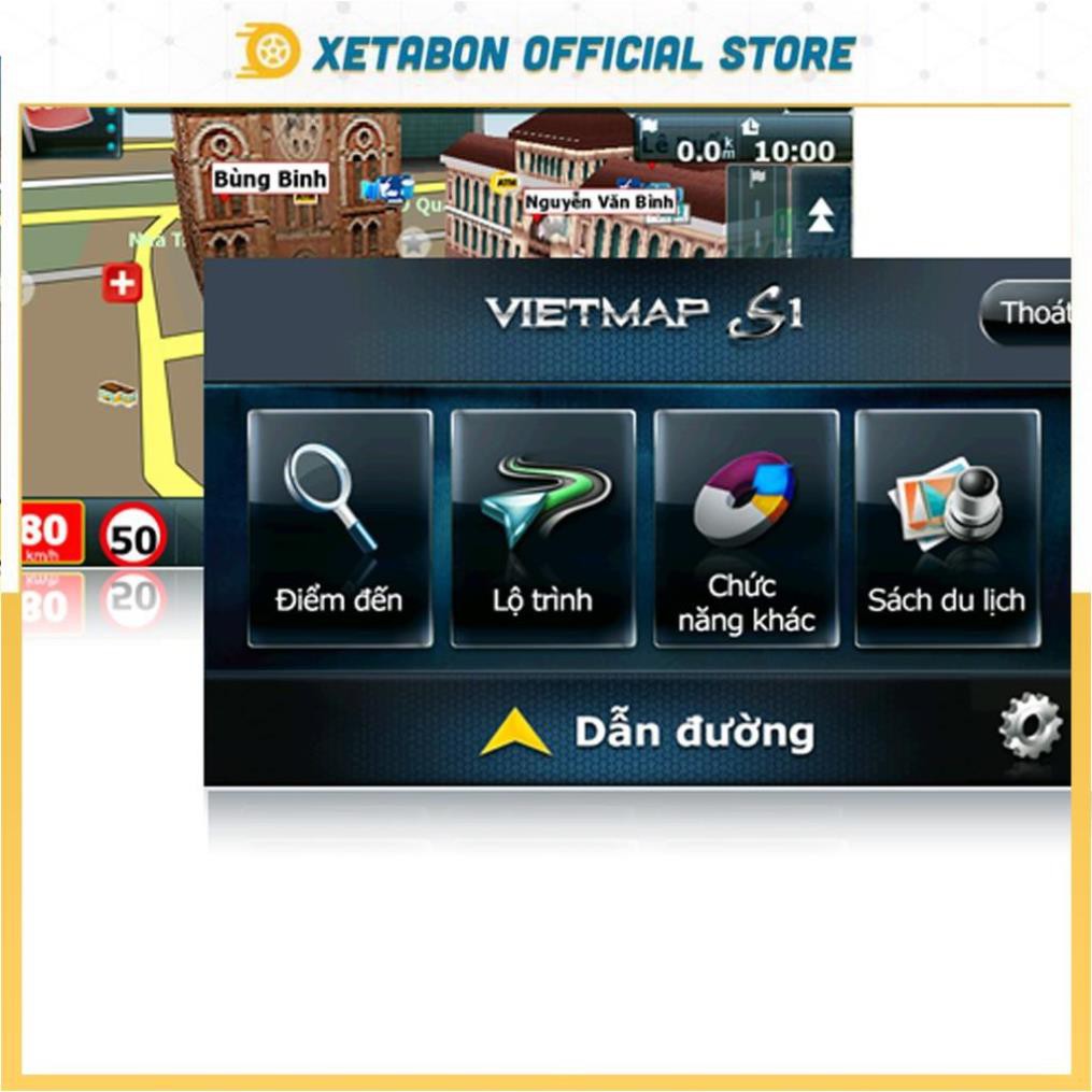 VIETMAP G79 - Camera Hành Trình Ghi Hình Trước Sau+ Bản Đồ Dẫn Đường+ Màn Hình Hiển Thị 3 Khung Hình+THẺ 32G | BigBuy360 - bigbuy360.vn