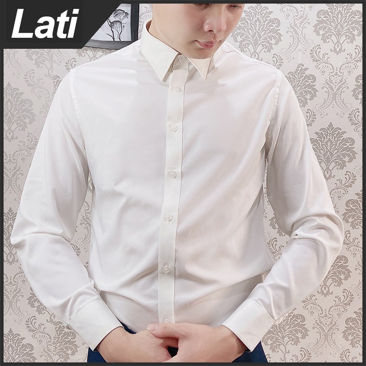 Áo Sơ Mi Nam Trắng Dài Tay BBR, Somi Nam VNXK Vải Chéo Ý Mềm Mại Sang Trọng | BigBuy360 - bigbuy360.vn