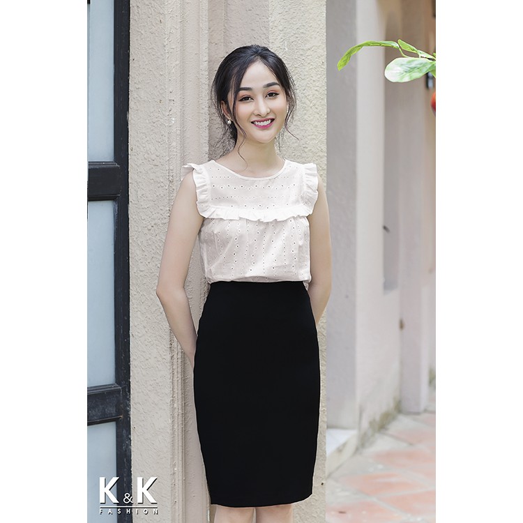 Chân váy bút chì công sở vải thun cao cấp Linh Chi co giãn tốt  form chuẩn đẹp không bị bai nhão có túi giấu bên trong