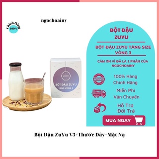 [ Mua 1 Tặng 2 ] Bột Đậu ZuYu Tăng Vòng 3 + Thước Dây