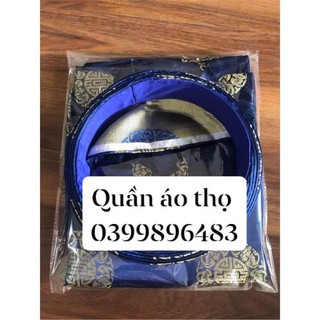 Combo : Áo Gấm , quần lụa & Khăn xếp mừng thọ cho các cụ