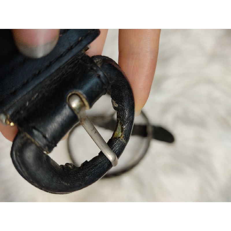 Dây lưng da thật đan bản 3 cm