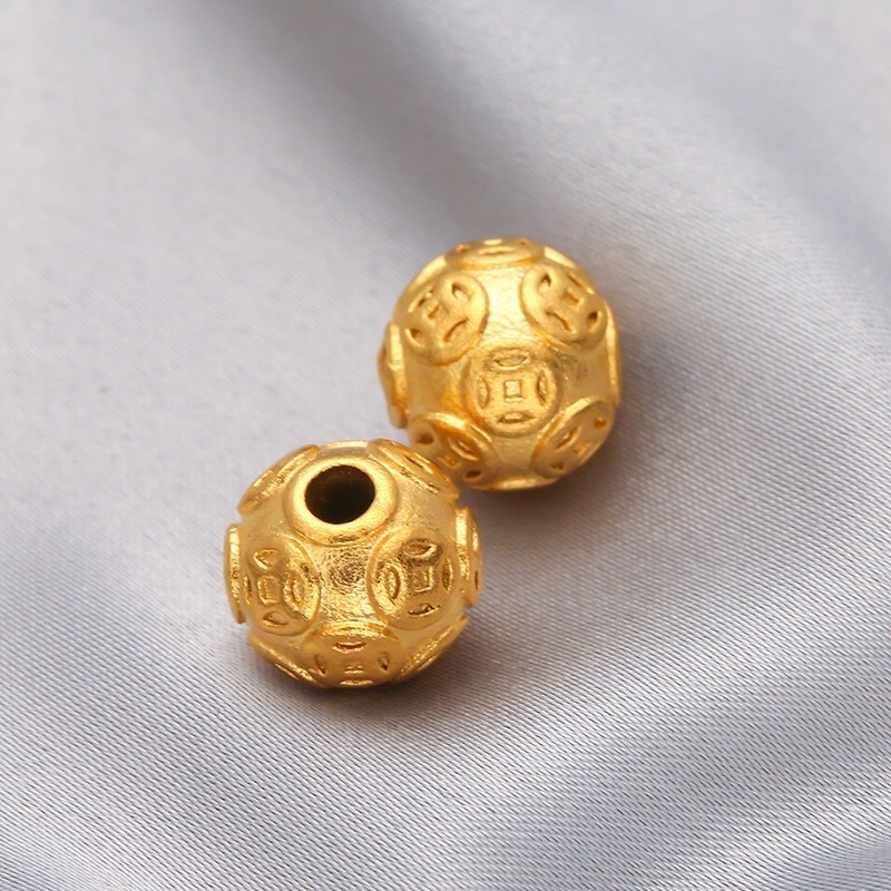 GIÁ BUÔN Charm bi kim tiền mạ vàng - Hàng loại 1 siêu đẹp PH483